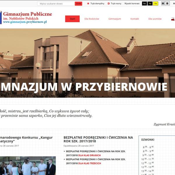  logo duzeGimnazjum Publiczne im. Noblistów Polskich